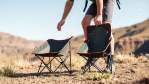 кемпинговый стул для походов — минимальный вес и компактность.